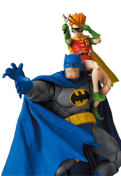 Dark Knight Returns Batman Blue Version & Robin Mafex Action